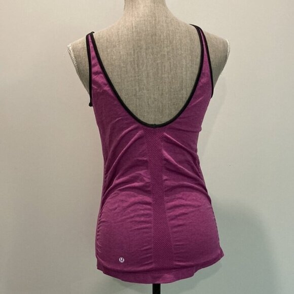 LULULEMON In the Flow Tank Purple Tank Top Size 10 - Picture 6 of 15